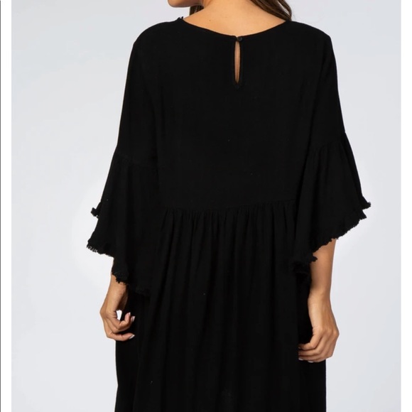 Black Maternity Dress - Picture 3 of 5